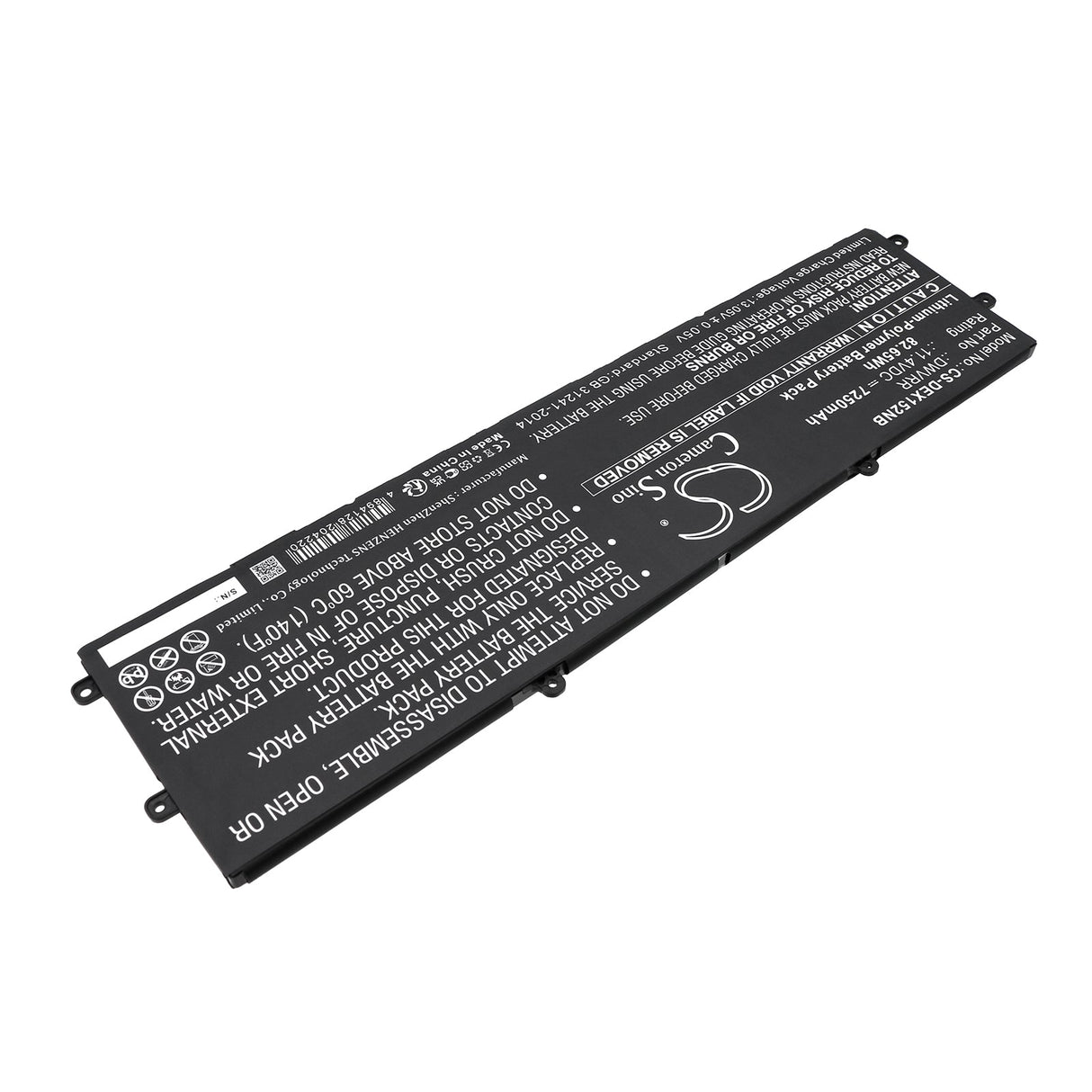 11.4v, Li-ion, 7250mah, Notebook battery Fits Dell Alienware X15 R1, 82.65wh Notebook, Laptop Cameron Sino Technology Limited