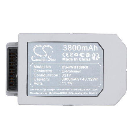 11.4V, Li-Polymer, 3800mAh, Drones battery fits Powervision, Pemib10, Poweregg X, 43.32Wh Drones Cameron Sino Technology Limited