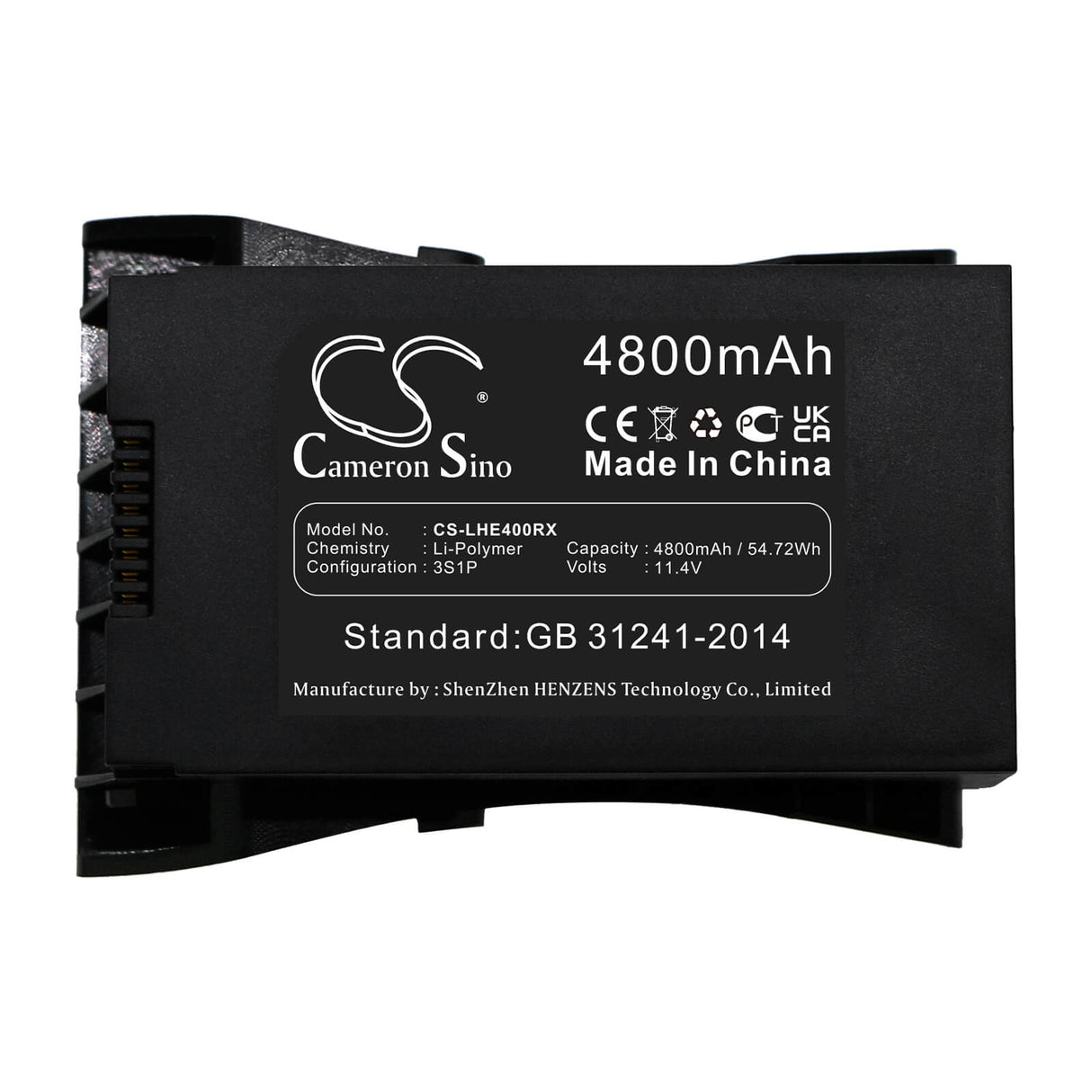 11.4V, Li-Polymer, 4800mAh, Drones battery fits Cfly, Jjrc, Eachine, D01011, Faith, 54.72Wh Drones Cameron Sino Technology Limited