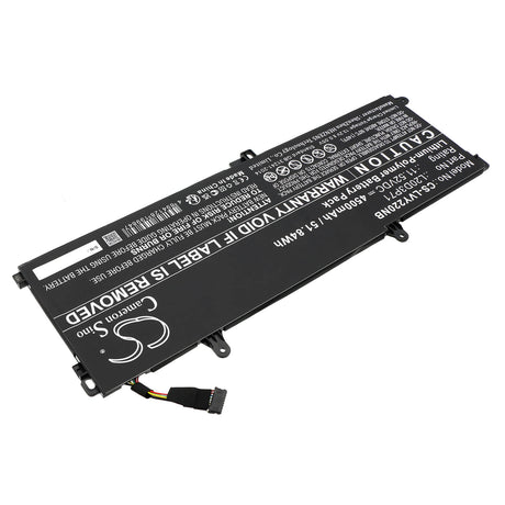 11.52V, Li-ion, 4500mAh, Notebook Battery fits Lenovo, Thinkpad X13 Yoga G2, Thinkpad X13 Yoga G2 20w80007z, 51.84Wh Notebook, Laptop Cameron Sino Technology Limited