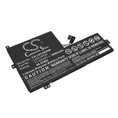 11.52V, Li-Polymer, 3900mAh, Notebook Battery fits Lenovo, 100e Chromebook Gen 3 82uy0001, 100e Chromebook Gen 3 82uy0002, 44.93Wh Notebook, Laptop Cameron Sino Technology Limited