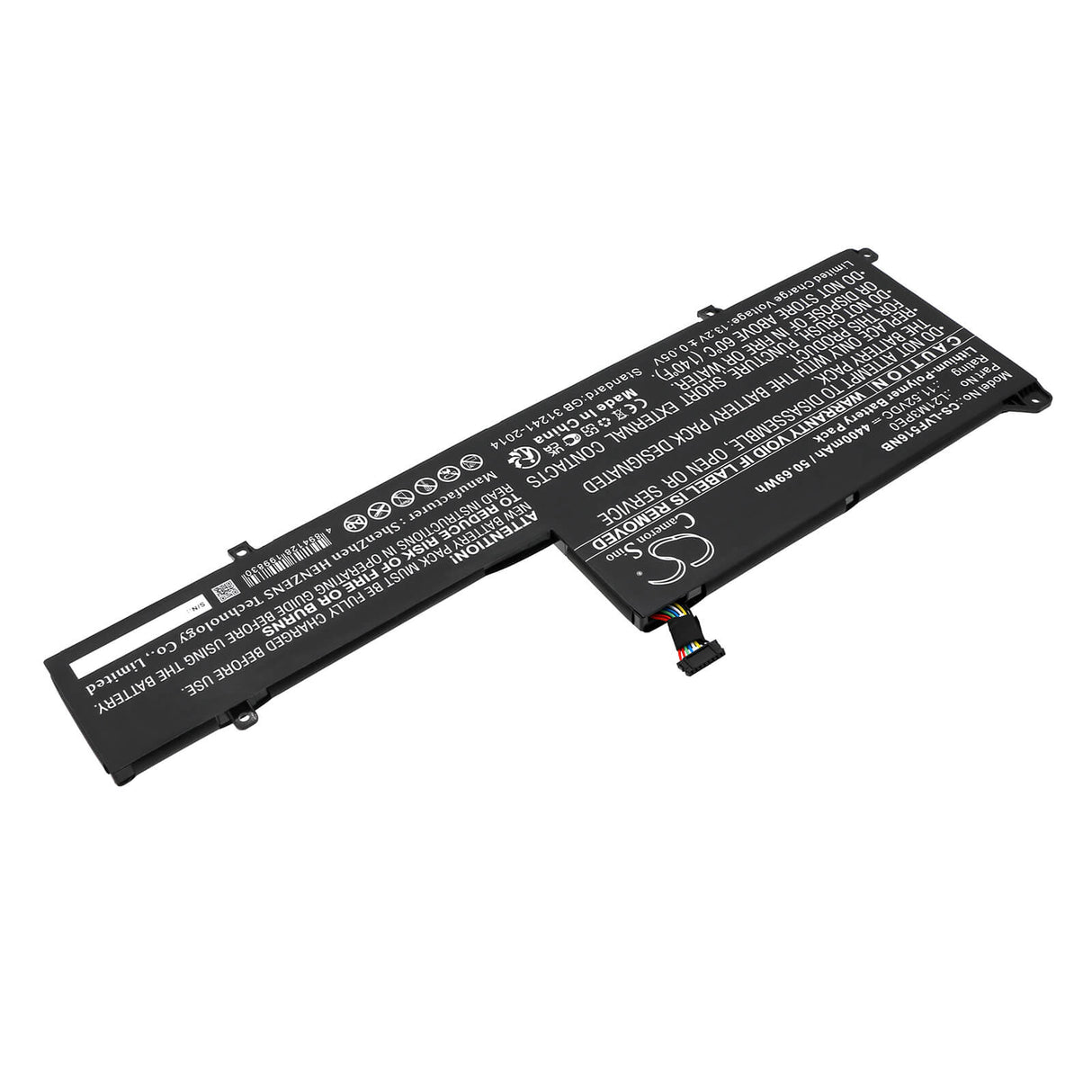 11.52V, Li-Polymer, 4400mAh, Notebook Battery fits Lenovo, Ideapad Flex 5 14abr8 82xx000d, Ideapad Flex 5 14abr8 82xx000v, 50.69Wh Notebook, Laptop Cameron Sino Technology Limited