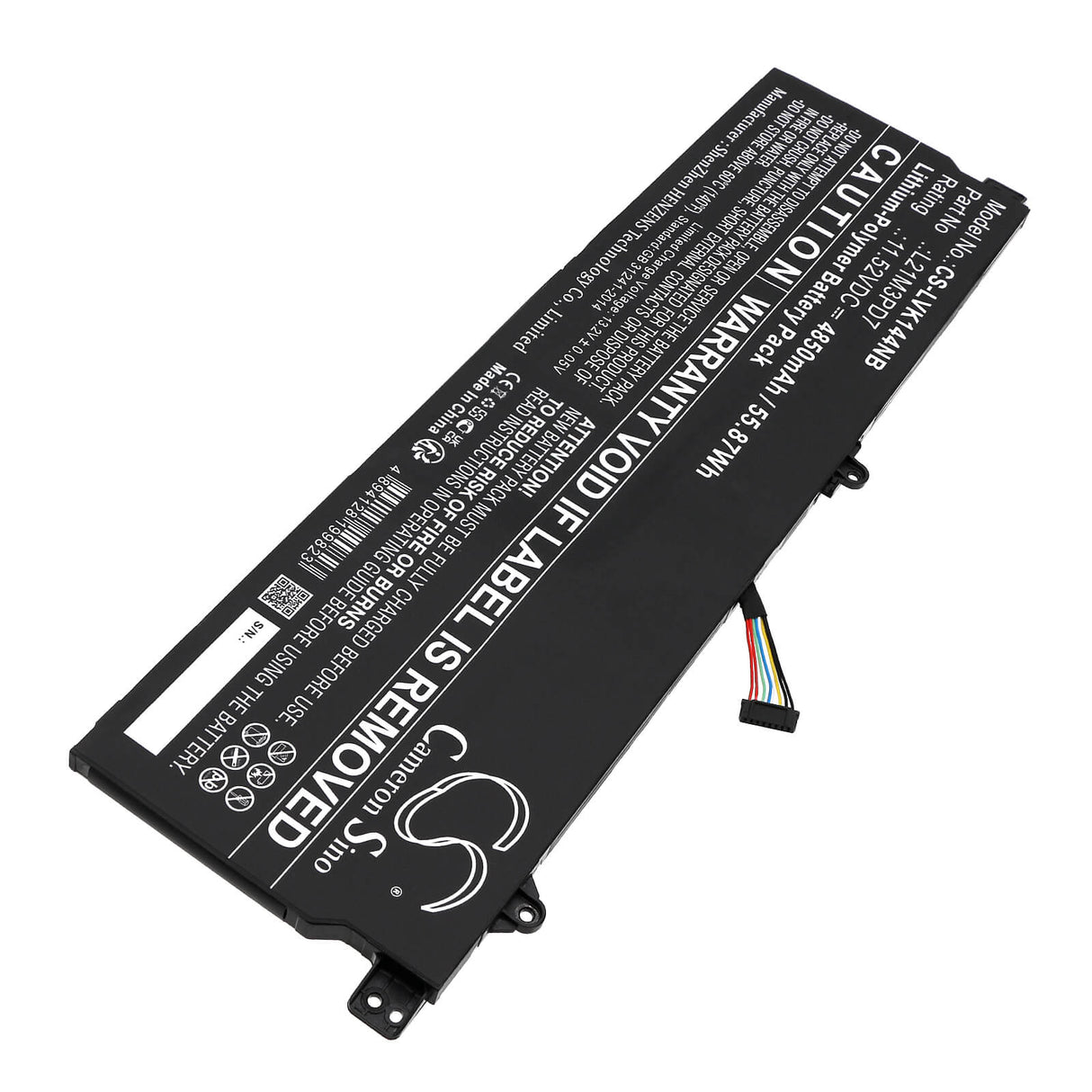 11.52V, Li-Polymer, 4850mAh, Battery fits Lenovo, 21cy0037sa, Thinkbook 14 G4+iap, 55.87Wh Notebook, Laptop Cameron Sino Technology Limited   