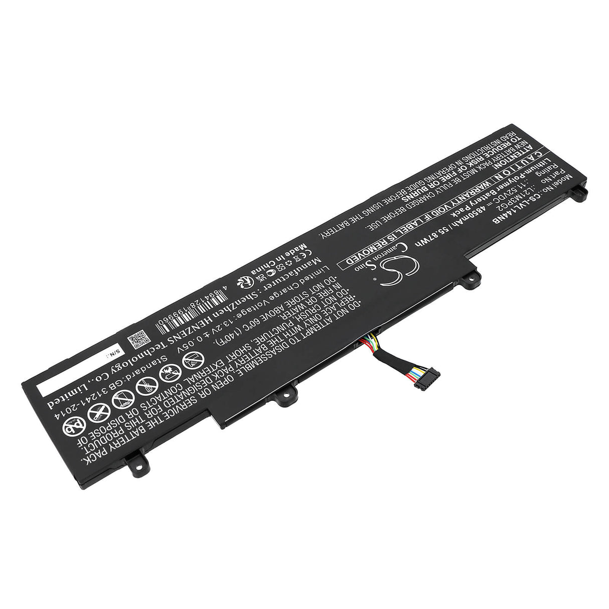 11.52V, Li-Polymer, 4850mAh, Notebook Battery fits Lenovo, Thinkpad C14 Gen 1 Chromebook, Thinkpad C14 Gen 1 Chromebook, 55.87Wh Notebook, Laptop Cameron Sino Technology Limited