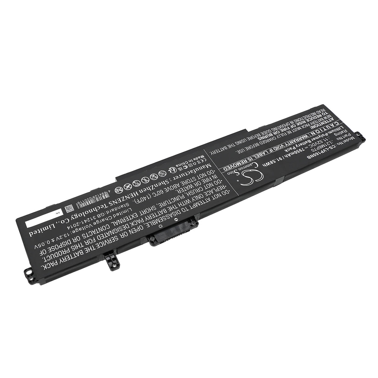 11.52V, Li-Polymer, 7950mAh, Notebook Battery fits Lenovo, Thinkpad P16 00cd 2022, Thinkpad P16 Gen1, 91.58Wh Notebook, Laptop Cameron Sino Technology Limited