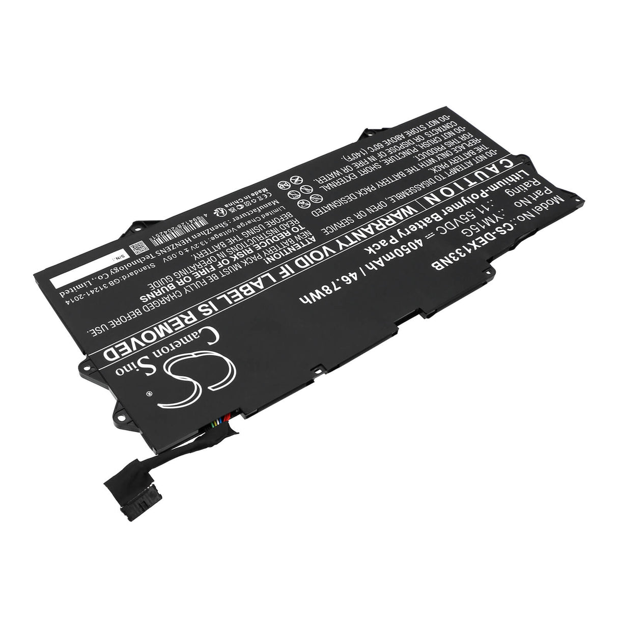 11.55v, Li-ion, 4050mah, Notebook battery Fits Dell Xps 13 9315, Xps 13 9315-c0nnp, 46.78wh Notebook, Laptop Cameron Sino Technology Limited