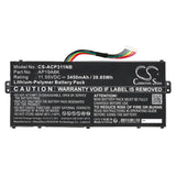 11.55V, Li-Polymer, 3450mAh, Notebook, Laptop battery fits Acer, Chromebook Spin 11 Cp311-1h-c3, Chromebook Spin 11 Cp311-1h-c9, 39.85Wh Notebook, Laptop Cameron Sino Technology Limited