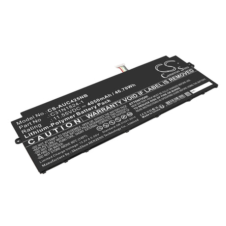 11.55v, Li-polymer, 4050mah, Notebook battery Fits Asus, C433ta, Chromebook C425ta, 46.78wh Notebook, Laptop Cameron Sino Technology Limited   