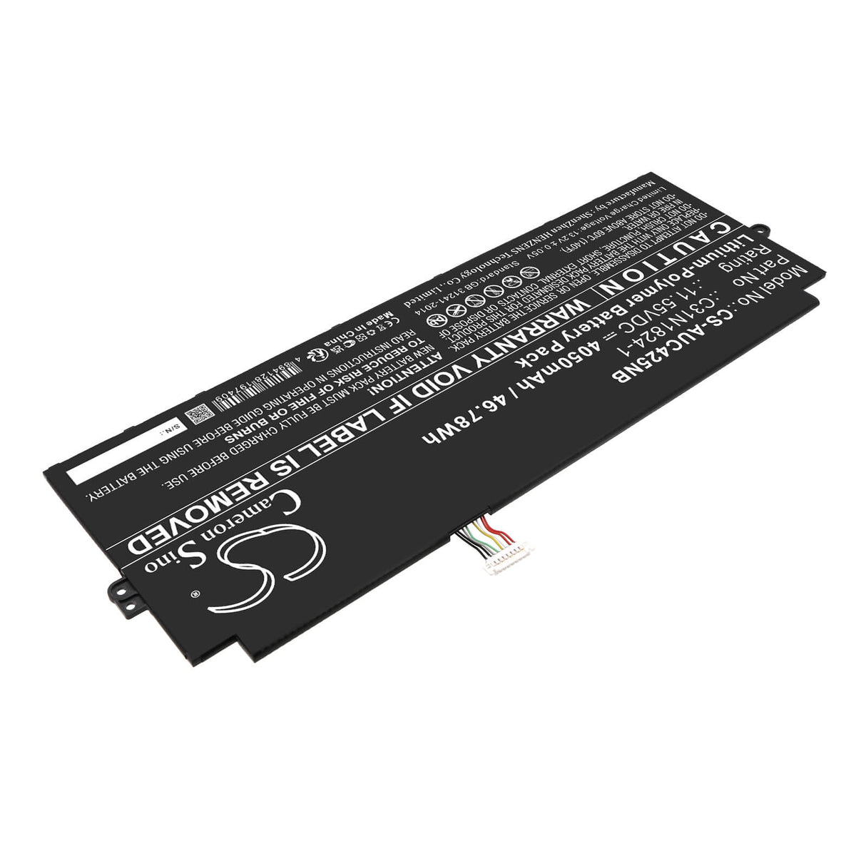 11.55v, Li-polymer, 4050mah, Notebook battery Fits Asus, C433ta, Chromebook C425ta, 46.78wh Notebook, Laptop Cameron Sino Technology Limited   