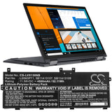 11.58v, Li-polymer, 4500mah, Battery Fit's Lenovo, Thinkpad X13 Yoga G2, Thinkpad X13 Yoga G2 20w80007z, Thinkpad X13 Yoga G2 20 Notebook, Laptop Cameron Sino Technology Limited   