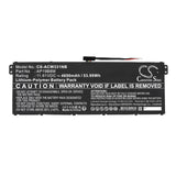 11.61v, Li-ion, 4650mah, Notebook battery Fits Acer Aspire Vero Av15-52, 53.99wh Notebook, Laptop Cameron Sino Technology Limited   