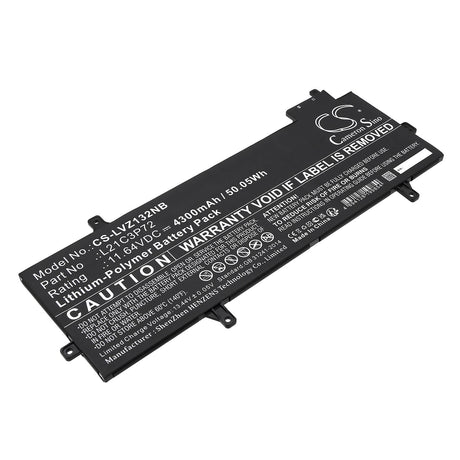 11.64V, Li-Polymer, 4300mAh, Notebook Battery fits Lenovo, Thinkpad Z13 21d2000aau, Thinkpad Z13 21d2000rca, 50.05Wh Notebook, Laptop Cameron Sino Technology Limited