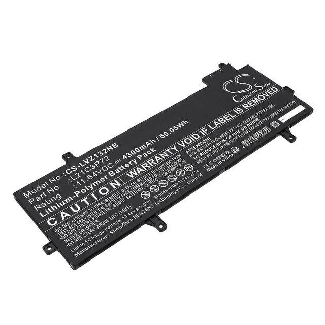 11.64V, Li-Polymer, 4300mAh, Notebook Battery fits Lenovo, Thinkpad Z13 21d2000aau, Thinkpad Z13 21d2000rca, 50.05Wh Notebook, Laptop Cameron Sino Technology Limited