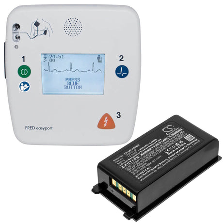 12.0V, Li-MnO2, 800mAh, Medical battery fits Schiller, 110302-o, Defibrillator Easyport, 9.60Wh Medical Cameron Sino Technology Limited (Medical)