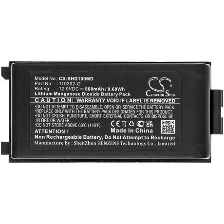 12.0V, Li-MnO2, 800mAh, Medical battery fits Schiller, 110302-o, Defibrillator Easyport, 9.60Wh Medical Cameron Sino Technology Limited (Medical)
