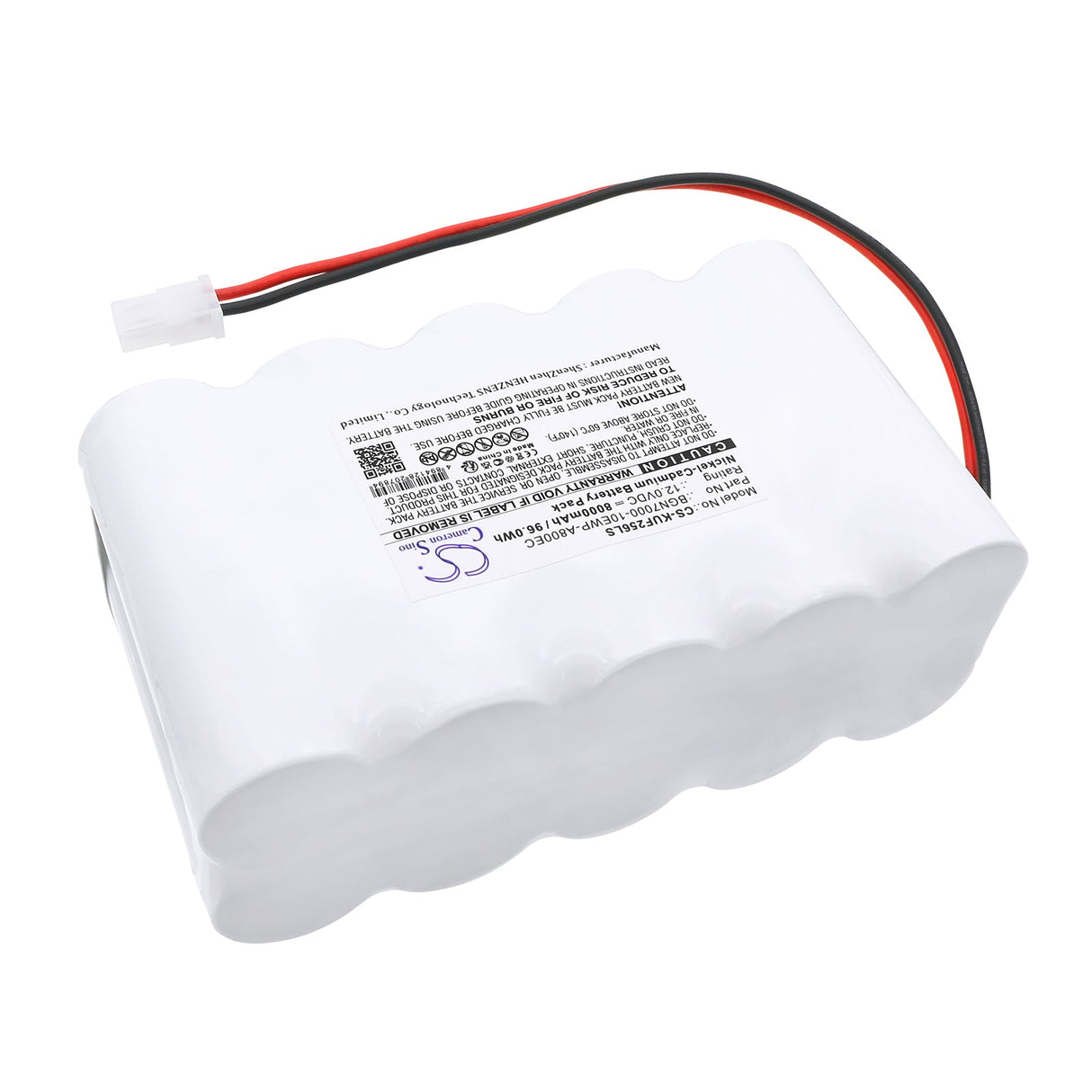 12.0V, Ni-CD, 8000mAh, Emergency Lighting battery fits Kaufel, Bgn7000-10ewp-a800ec, 2256, 2266, 96.0Wh Emergency Lighting Cameron Sino Technology Limited