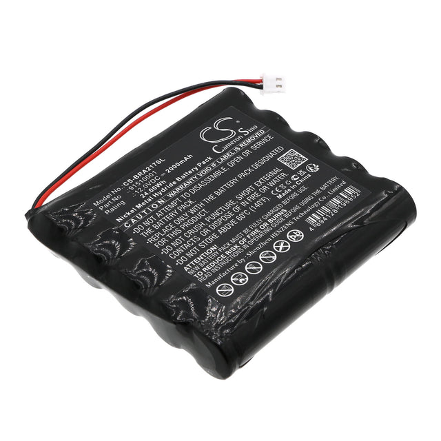 12.0V, Ni-MH, 2000mAh, Equipment battery fits Bora, 91510001, Achsmessgerät 217, 24Wh Equipment, Survey, Test Cameron Sino Technology Limited