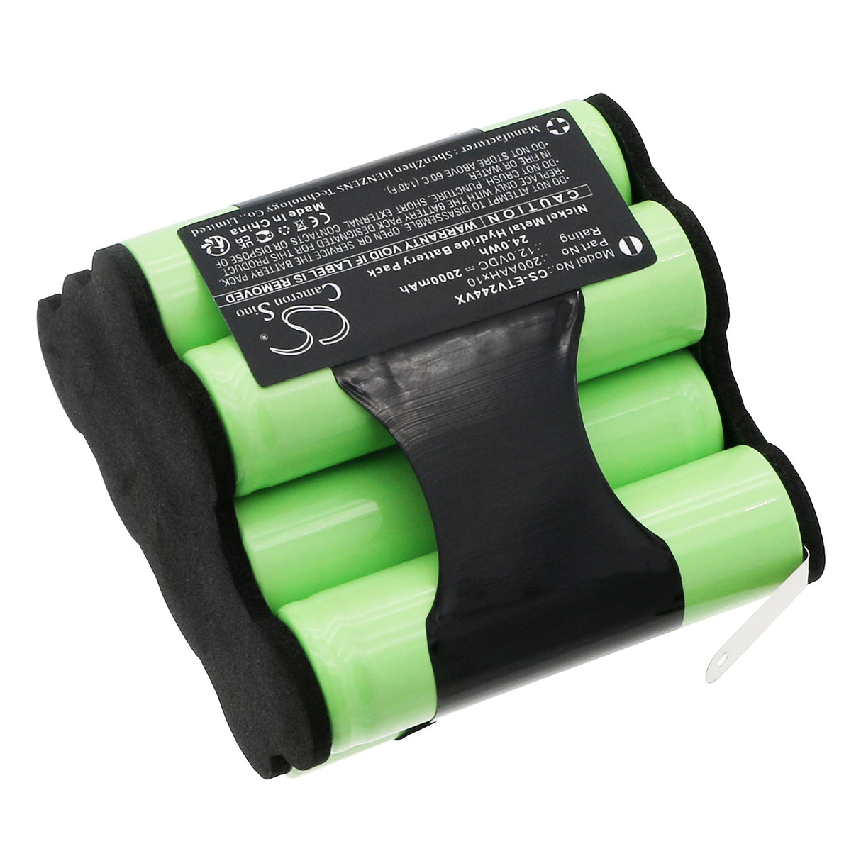 12.0V, Ni-MH, 2000mAh, Vacuum battery fits Eta, 2442 90000, 2442 90001, 24.0Wh Vacuum Cameron Sino Technology Limited