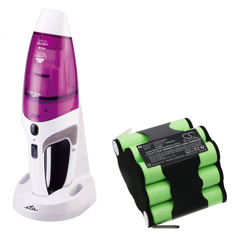 12.0V, Ni-MH, 2000mAh, Vacuum battery fits Eta, 2442 90000, 2442 90001, 24.0Wh Vacuum Cameron Sino Technology Limited