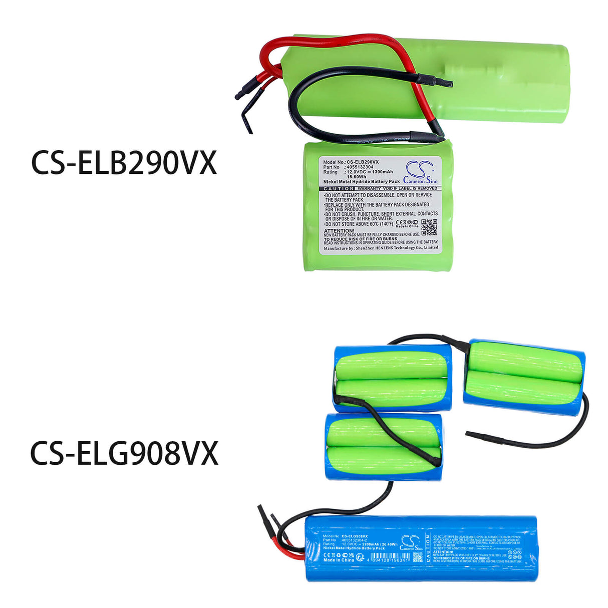 12.0V, Ni-MH, 2200mAh, Vacuum battery fits Aeg, 900165577, 900165579, 900165581, 26.40Wh Vacuum Cameron Sino Technology Limited