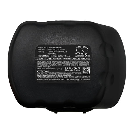 12.0V, Ni-MH, 3000mAh, Strapping Tools battery fits Cyklop, Signode, Strapex, Orgapack, 2179.15, Clt100, Cmt200, 36Wh Strapping Tools Cameron Sino Technology Limited