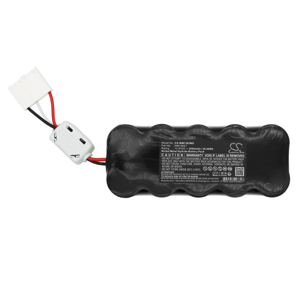 12.0v, Ni-mh, 3000mah, Medical Battery Fits Weinmann 29288, Accuvac, 36.00wh Medical Cameron Sino Technology Limited (Medical)