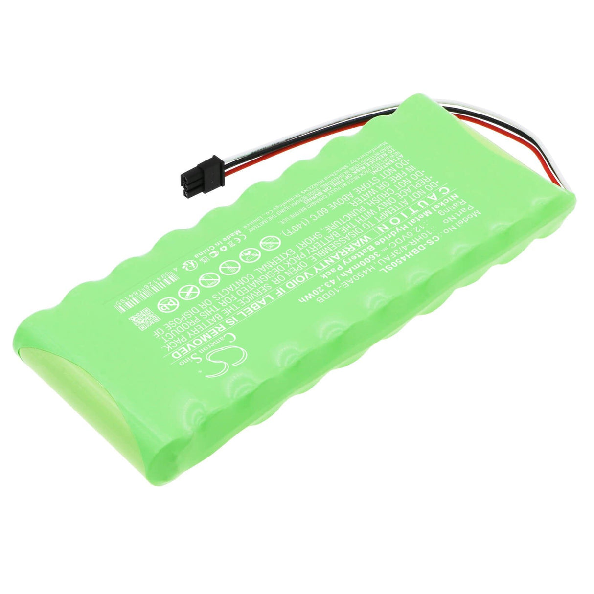 12.0V, Ni-MH, 3600mAh, Equipment battery fits Diebold, 10hr-4/3fau, ACCUVOTE-TSX, Touch Screen Voting Machines, 43.2Wh Equipment, Survey, Test Cameron Sino Technology Limited