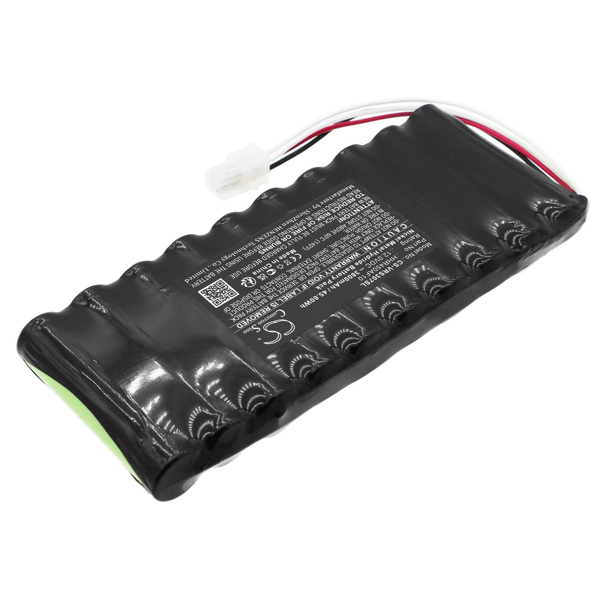 12.0V, Ni-MH, 3800mAh, Equipment battery fits Kws Electronic, Hhr450af10, Varos 307, 45.6Wh Equipment, Survey, Test Cameron Sino Technology Limited