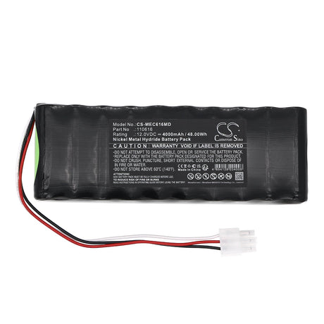12.0V, Ni-MH, 4000mAh, Medical battery fits Medicaleconet, 110616, Cardio M, Cardio M Plus, 48.00Wh Medical Cameron Sino Technology Limited (Medical)