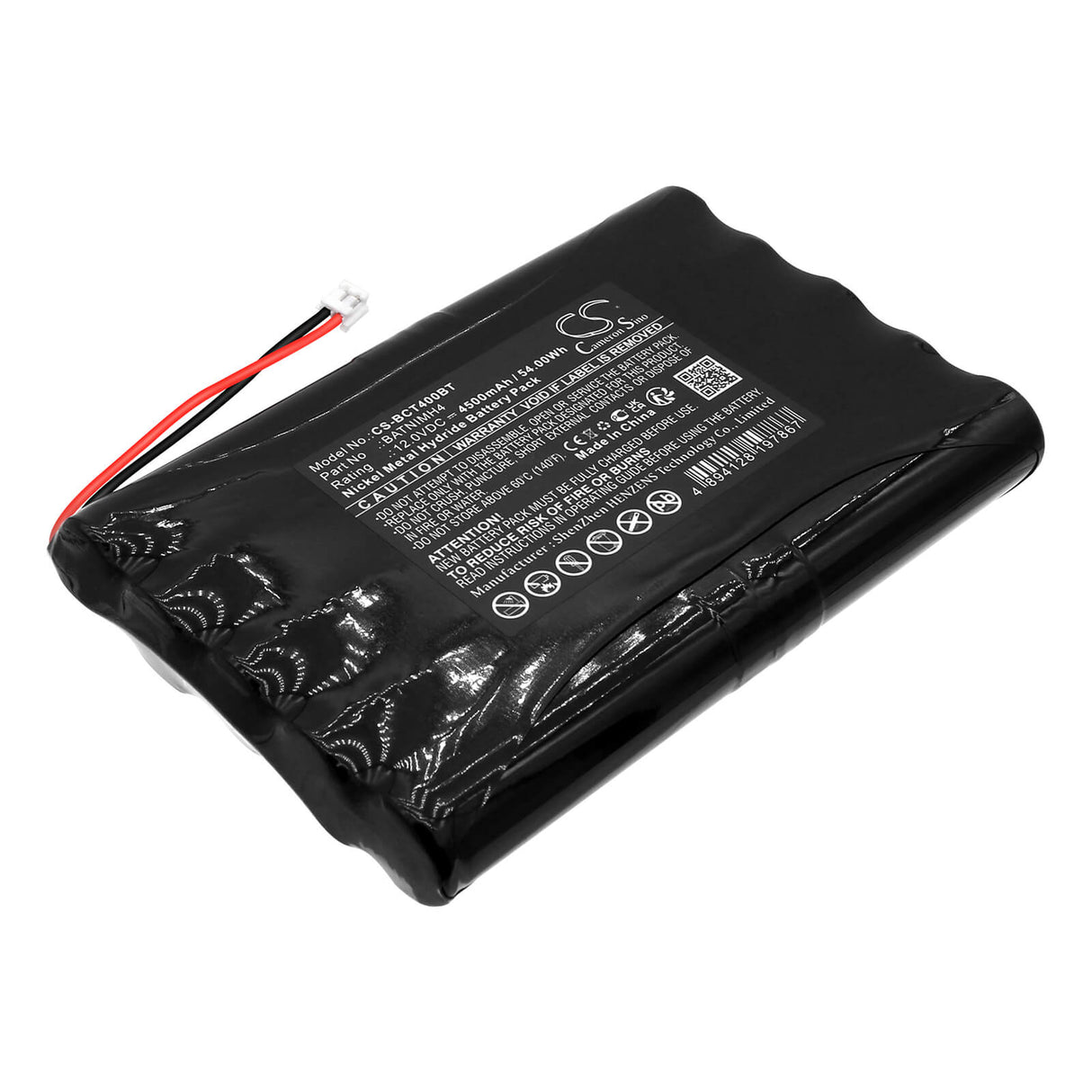12.0v, Ni-mh, 4500mah, Alarm Battery Fits Daitem, 318-16d, 54.00wh Alarm System Cameron Sino Technology Limited   