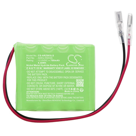 12.0v, Ni-mh, 700mah, Automatic door battery fits Indexa, Rz03, 8.40wh Automatic Doors Cameron Sino Technology Limited   