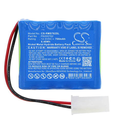 12.0V, Ni-MH, 700mAh, Smart Home battery fits Roma, 99609011, Rollladen 4511670, Rollladen Shutter 4511670, 8.4Wh Smart Home Cameron Sino Technology Limited