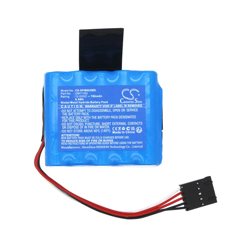 12.0V, Ni-MH, 700mAh, Medical battery fits Spacelabs, 146-0053-00, 90363, 90363 Patient Monitor, 8.4Wh Medical Cameron Sino Technology Limited (Medical)