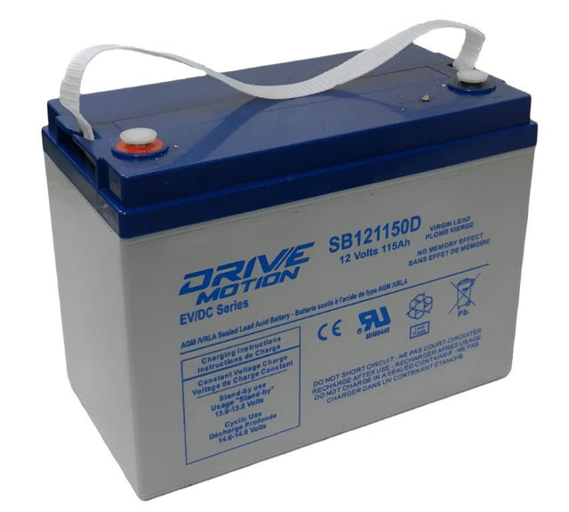 12V, 110Ah, replacement battery for Plus Power Pp12-120s with M8 terminals Sealed Lead Acid CB Generic Default Title