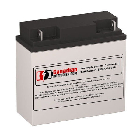 12V, 18Ah, replacement battery for Discover D12180d with NB terminals Sealed Lead Acid CB Generic Default Title