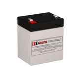 12V, 4Ah, replacement battery for Enersys Genesis Np4-12 with F1 terminals Sealed Lead Acid CB Generic Default Title