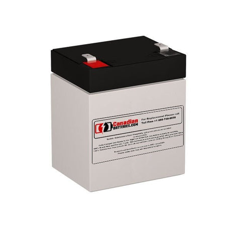 12V, 5Ah, replacement battery for Red Dot Dd 12048 with F1 terminals Sealed Lead Acid CB Generic Default Title