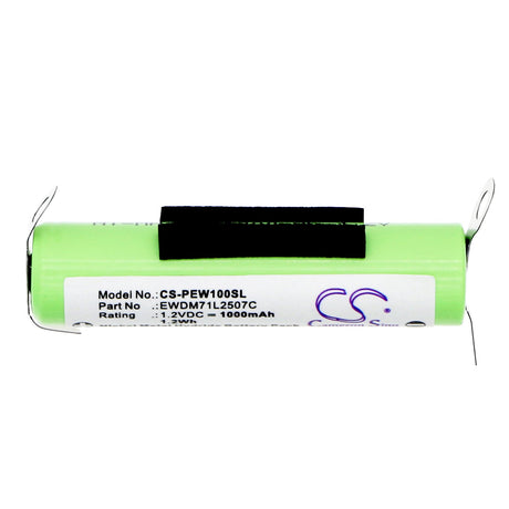 1.2V, Ni-MH, 1000mAh Toothbrush Battery fits Panasonic, Ew-dc01, 1.2Wh Toothbrush Cameron Sino Technology Limited