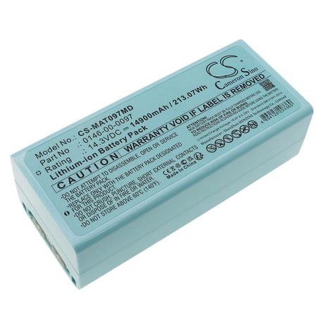 14.3V, Li-ion, 14900mAh, Medical battery fits Maquet, 0146-00-0097, Cardiosave Hybrid, 213.07Wh Medical Cameron Sino Technology Limited (Medical)