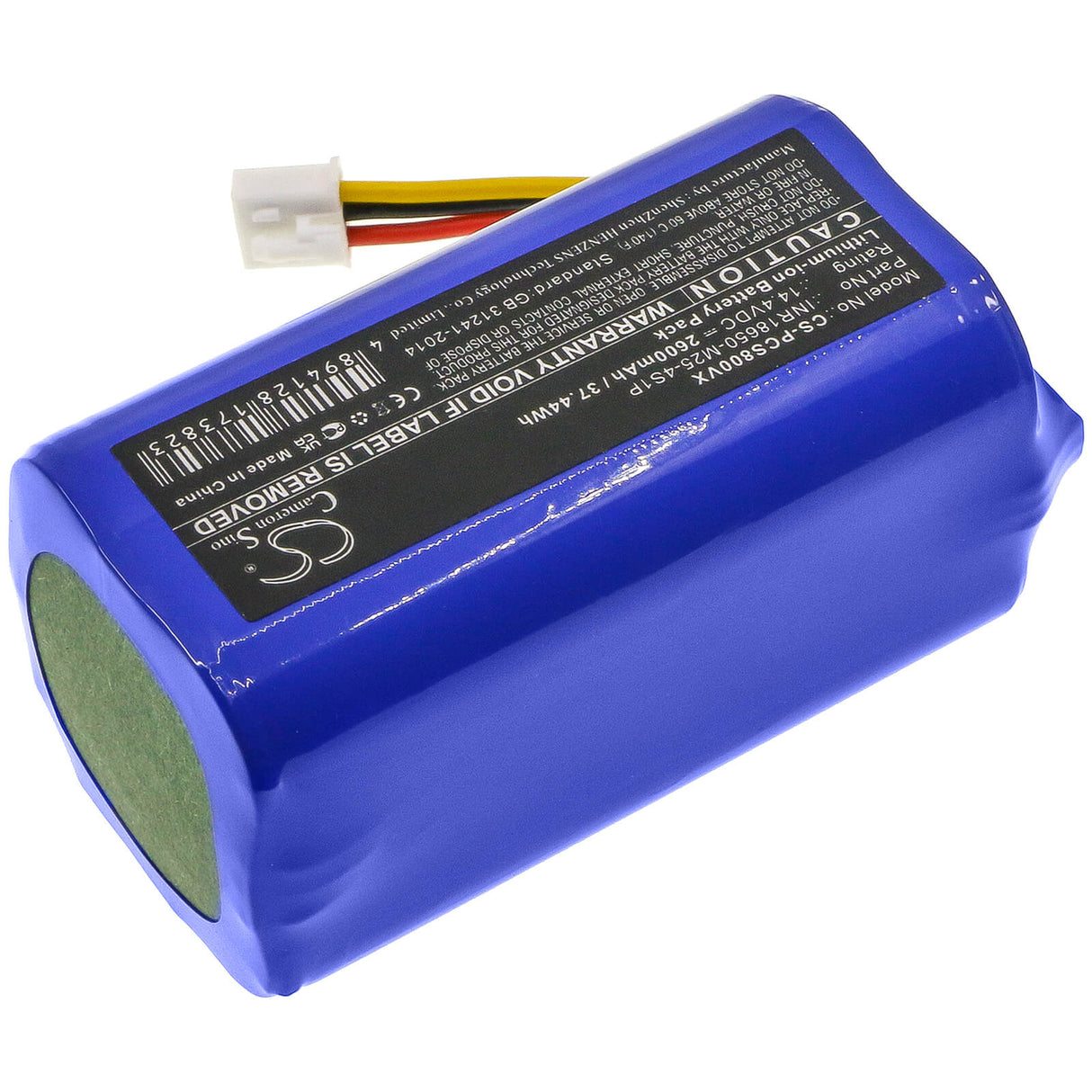 14.4V, Li-ion, 2600mAh, Vacuum battery fits Ropo, Proscenic, 800t, 820s, 820t, 37.44Wh Vacuum Cameron Sino Technology Limited