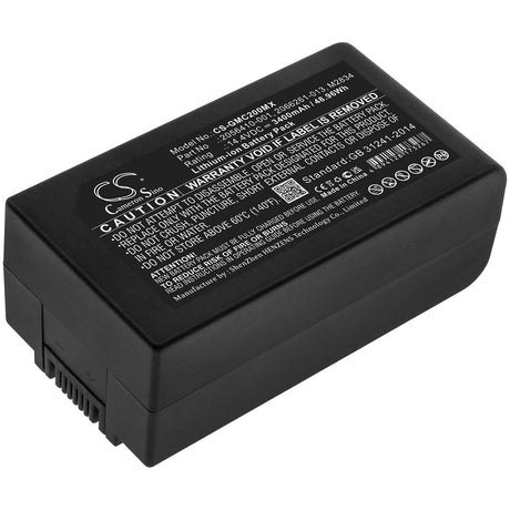 14.4V, Li-ion, 3400mAh, Medical battery fits Ge, 2056410-001, Ekg Recorder Mac 2000, Mac 2000, 48.96Wh Medical Cameron Sino Technology Limited (Medical)
