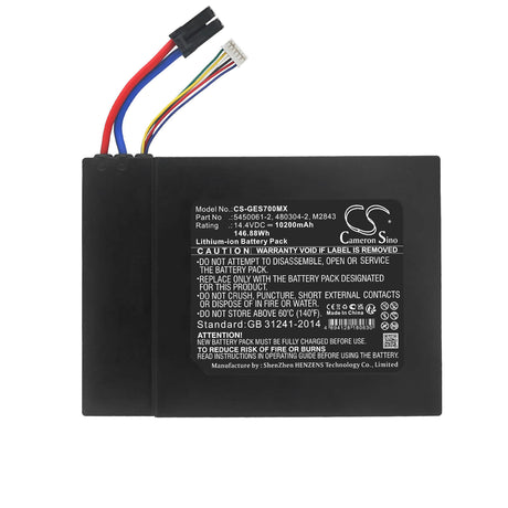 14.4V, Li-ion, 10200mAh, Medical battery fits Ge, 480304-2, Logiq S8 Polaris, Polaris Maru, 146.88Wh Medical Cameron Sino Technology Limited (Medical)