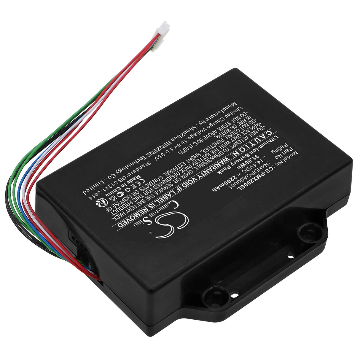 14.4V, Li-ion, 2200mAh, Speaker battery fits Panasonic, Sc-tmax20, Sc-tmax20gsk, 31.68Wh Speaker Cameron Sino Technology Limited