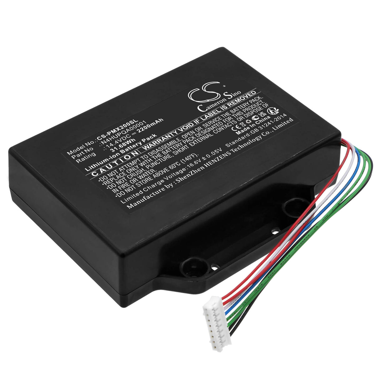 14.4V, Li-ion, 2200mAh, Speaker battery fits Panasonic, Sc-tmax20, Sc-tmax20gsk, 31.68Wh Speaker Cameron Sino Technology Limited