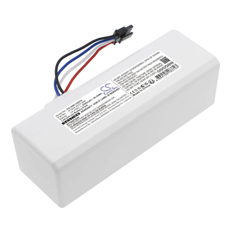 14.4V, Li-ion, 2500mAh, Vacuum battery fits Dreame, Roborock, Mc1808, 36.00Wh Vacuum Cameron Sino Technology Limited