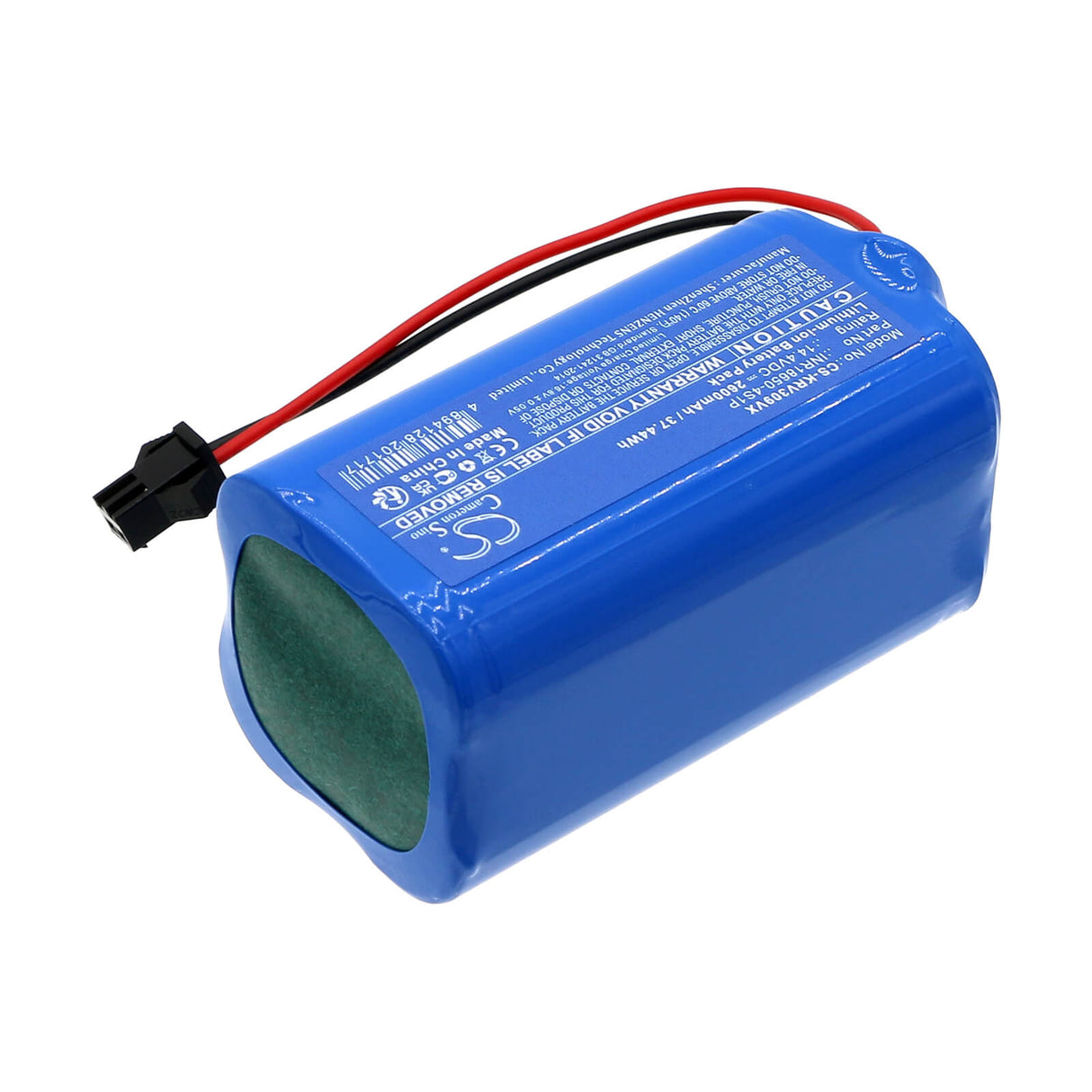 14.4V, Li-ion, 2600mAh, Vacuum Battery fits Klins, K185, K186, 37.44Wh Vacuum Cameron Sino Technology Limited
