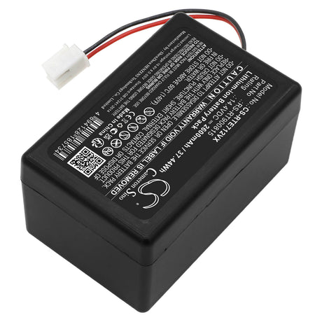 14.4V, Li-ion, 2600mAh, Vacuum battery fits Rowenta, Rr7126, Rr7133, Rr7145, 37.44Wh Vacuum Cameron Sino Technology Limited