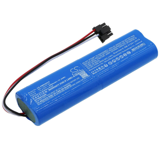 14.4V, Li-ion, 2600mAh, Vacuum battery fits Xiaomi, Viomi, Jx37 Sweeper, 37.44Wh Vacuum Cameron Sino Technology Limited