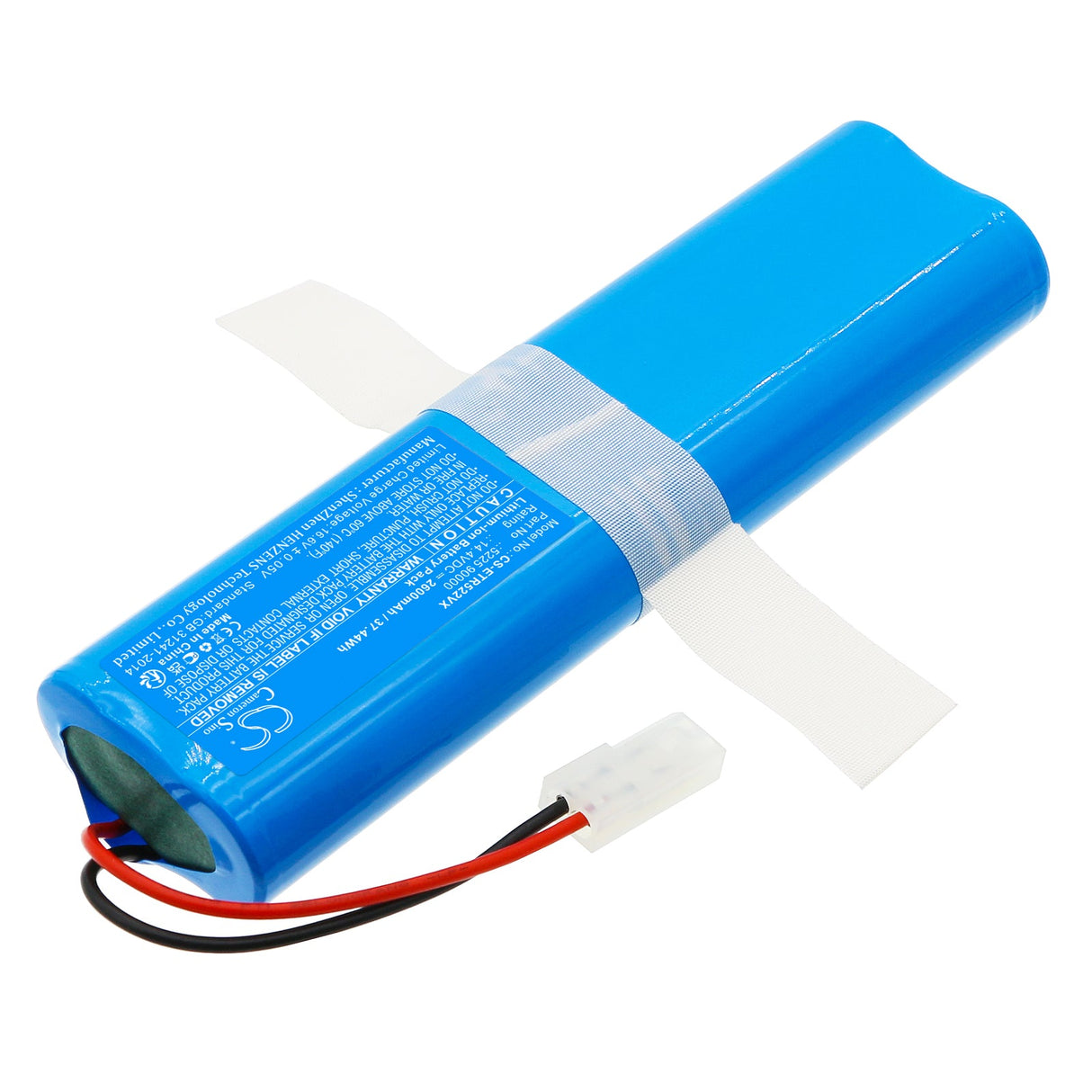 14.4v, Li-ion, 2600mah, Vacuum battery Fits 3225 Raggio Eco, 360 Robot Vacuum S6, 37.44wh Vacuum Cameron Sino Technology Limited   
