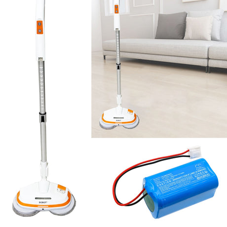 14.4V, Li-ion, 2600mAh, Vacuum battery fits Bobot, Mop8100, Mop8400, 37.44Wh Vacuum Cameron Sino Technology Limited
